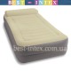 Надувная односпальная кровать Intex 67776 (99-191-47 см.) + электронасос 220W