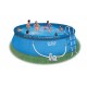 Intex 56905 (549х122 см.) + насос-фильтр, лестница, тент, подстилка, набор для чистки. Надувной бассейн Intex Easy Set Pool