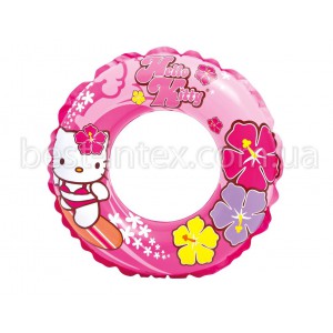 Intex 56210 (61 см.) Надувной круг "Hello Kitty"