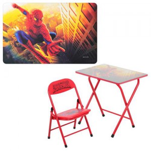 Столик со стульчиком Bambi DT 18-12 Спайдермен (60-40,5-54 см)