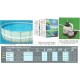 Intex 54958 (549х132 см.) + насос-фильтр c хлоргенератором, аксессуары. Каркасный бассейн Intex Ultra Frame Pool  