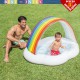 Intex 57141 (142Х119Х84 см.) Надувной детский бассейн с тентом Радуга Rainbow Cloud Baby Pool 