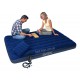 Intex 68765 (152х203х 22 см.)  Двуспальный надувной матрас + ручной насос и 2 подушки