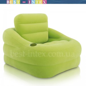 Intex 68586 (97x107x71 см.) без насоса. Надувное кресло с подушкой