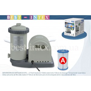 Intex 28636 Фильтр-насос для каркасных и наливных (488 - 549 см) 6810 л/час
