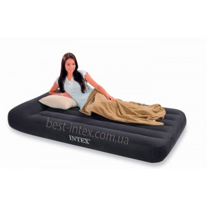 Intex 66767/64141 (99х191х23/30 см.) Надувная кровать Intex Pillow Rest Classic 