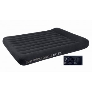 Intex 66781 (152х203х23/30 см.) + встроенный насос 220V. Надувная кровать Intex Pillow Rest Classic 