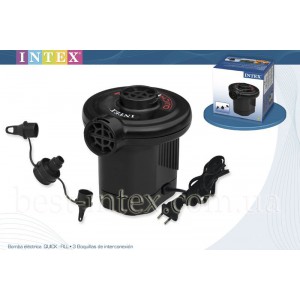 Intex 66620 (220 Вольт) Мощный электрический насос Quick Fill 