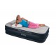 Intex 67730 (102х203х43 см.) без насоса. Надувная высокая односпальная кровать Twin Deluxe Pillow Rest 