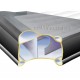 Intex 67730 (102х203х43 см.) без насоса. Надувная высокая односпальная кровать Twin Deluxe Pillow Rest 