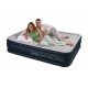  Intex 67736 (157х203х48 см.) без насоса. Надувная высокая двуспальная кровать Twin Deluxe Pillow Rest