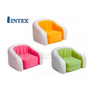 Intex 68571 (97-76-69 см.) Надувное кресло Cafe Club Chair 