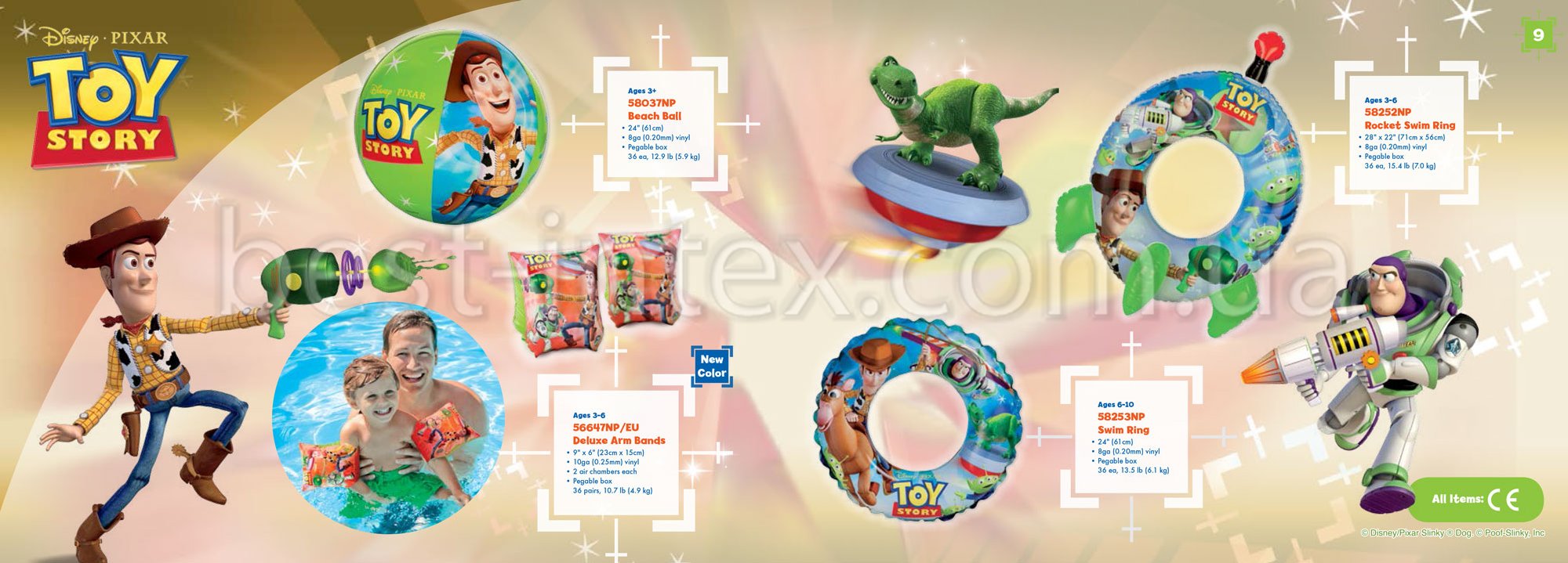 Серия надувных изделий Intex Disney ToY Story Надувные изделия Интекс История Игрушек