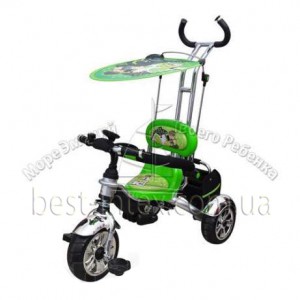 Детский трехколесный велосипед EVA Foam M 5342 (зеленый) Бен 10