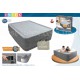 Надувная двуспальная кровать Intex 64418 (152-203-56 см.) + встроенный электронасос 220W