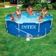 Intex 56999 (305х76 см.) + насос. Каркасный сборно-разборный бассейн Metal Frame Pool