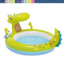 Детский надувной бассейн Intex 57431 Крокодил (198-160-91 см)