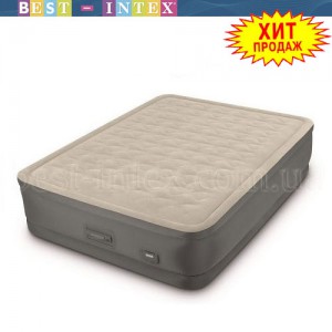 Надувная кровать Intex 64926 (152x203x46 см.) USB + Встроенный насос 220 В