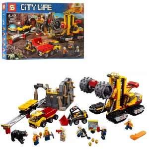 Конструктор SD6999 (Аналог LEGO City 60188) Зона горных экспертов (938 деталей)