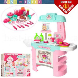 Детская кухня 008-910 Розовая (68-30-68 см) Nursery Set