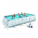 Каркасный бассейн Bestway 56457 (412х201х122 см.) + песочный насос