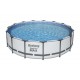 Каркасный бассейн Bestway 56488 (457х107 см) с картриджным фильтром, тентом и лестницей
