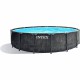 Круглый каркасный бассейн Intex 26742 (457-122 см) GreyWood Prism Frame Pool