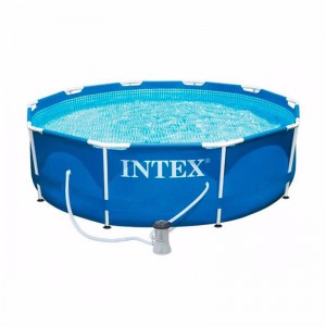 Круглый каркасный бассейн Intex 28202 (305х76 см) Metal Frame Pool