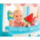 Детский надувной бассейн Intex 48672 (127 x 102 x 99 см) Мороженное Ice Cream Stand Playhouse
