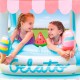 Детский надувной бассейн Intex 48672 (127 x 102 x 99 см) Мороженное Ice Cream Stand Playhouse