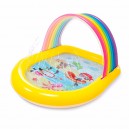 Детский надувной бассейн Intex 57156 (147 x 130 x 86 см) Радуга Rainbow Arch Spray Pool