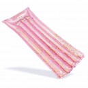 Пляжный надувной матрас для плавания Intex 58720 (170 x 53 x 15 см) Блеск Pink Glitter Mat