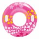 Надувной круг Intex 59256 (91 см) Звезды (Розовый)
