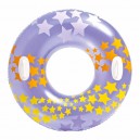 Надувной круг Intex 59256 (91 см) Звезды (Фиолетовый)