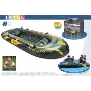 Intex 68350 (351х145х48 см.) Надувная лодка Seahawk 4