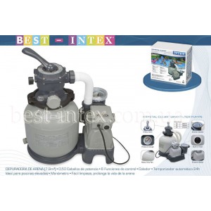Intex 26846/28646 (16 кг. - 8000 л/ч.) Песочный фильтр-насос